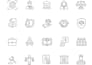 design modern technology icon set for UI